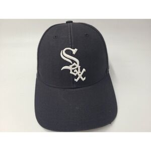 Chicago White Sox TEI Adjustable Hat Cap Wool Blend Casual MLB Baseball Black